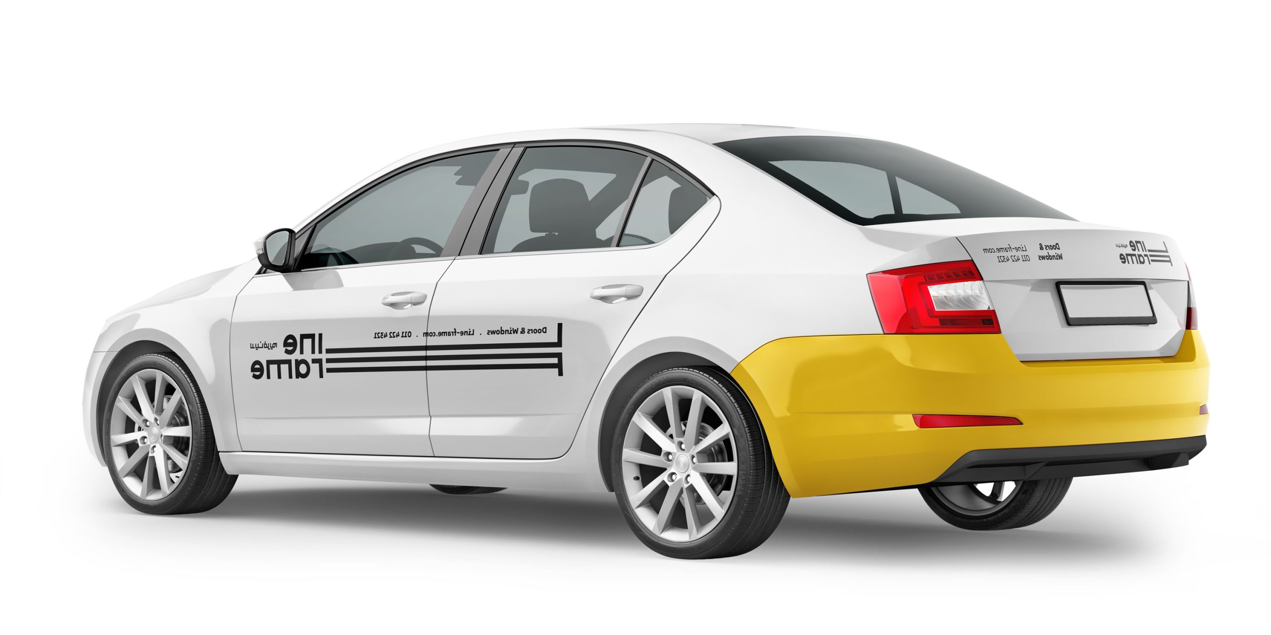 Car-LineFrame-Branding-By-YaStudio
