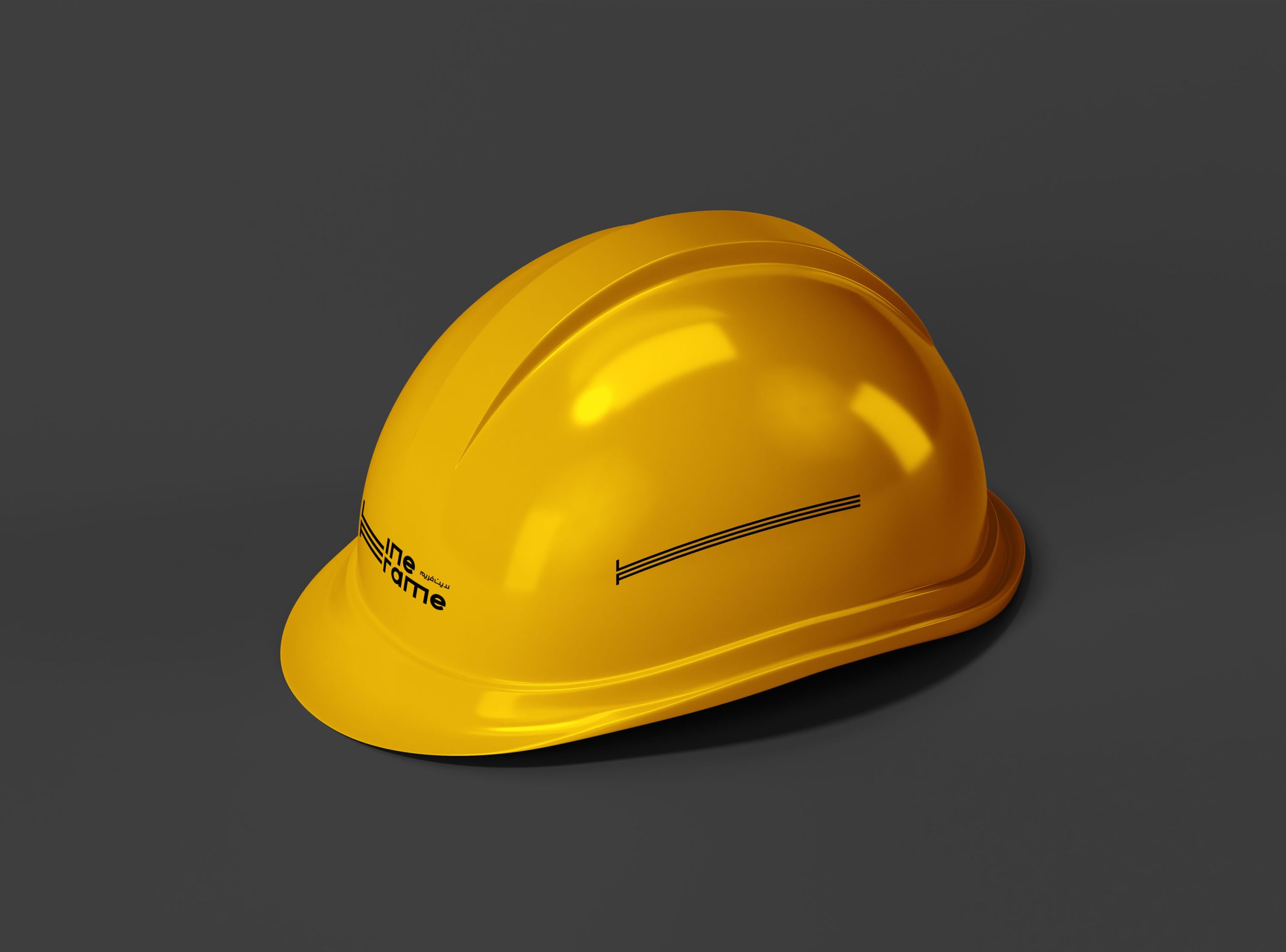Helmet-LineFrame-Branding-By-YaStudio